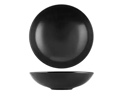 Suppenteller H+H 6 piatti stoneware denver nero fondo cm20