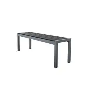 Gartenbank (Metall) Chicreat Gartenbank, Aluminium, Silbergrau