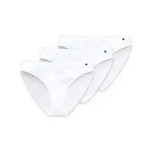 Damen-Slips Schiesser Damen Tai (3er Pack) Schlüpfer, Weiß, 42