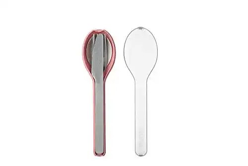Camping-Besteck-Set Mepal to Go Set Ellipse 3-teilig Nordic pink