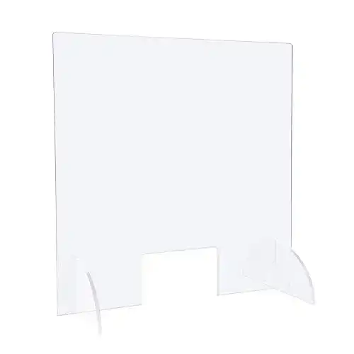 Spuckschutz 90×60 VITAdisplays Standfester Spuckschutz