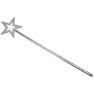 Zauberstab Boland 44071 Prinzessin-Stab, Silber, Länge 35 cm