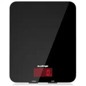 Küchenwaage ACCUWEIGHT Digitale aus Sicherheitsglas