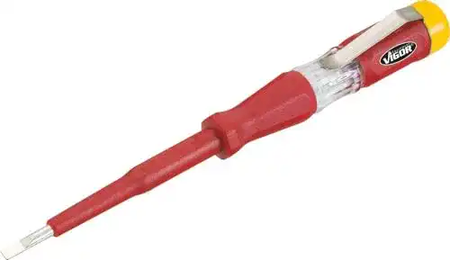 Spannungsprüfer-Schraubendreher Vigor V1138 mit Clip