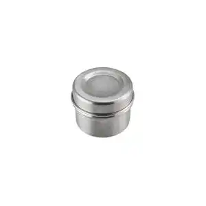 Edelstahl-Dosen Lurch 240939 Lunchbox/Dressingdose (Ø 5,6 x 4,8 cm)