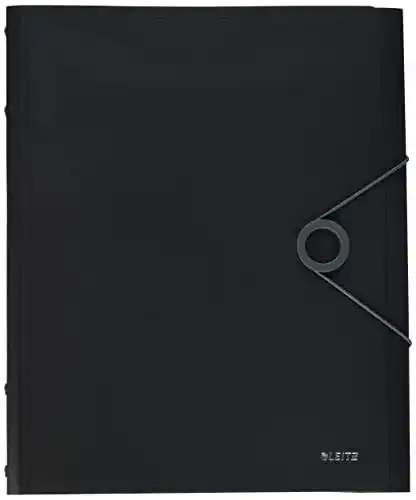 Sammelmappe Leitz 45691095 Solid PP A4, 6 Fächer, schwarz