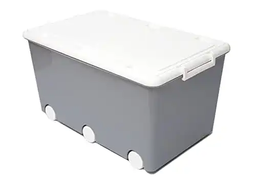 Rollbox LAPSI ® Spielzeugkiste mit 6 Rollen, Aufbewahrungsbox