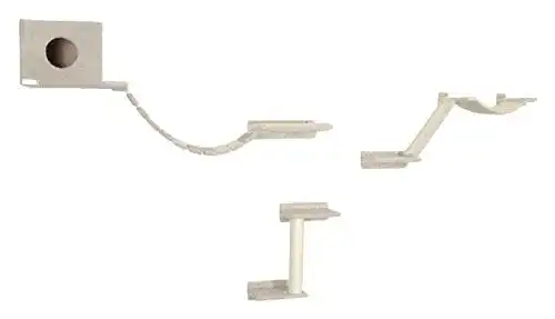 Katzen-Kletterwand Kerbl Kletterwand „Mount Everest“, 9-teilig
