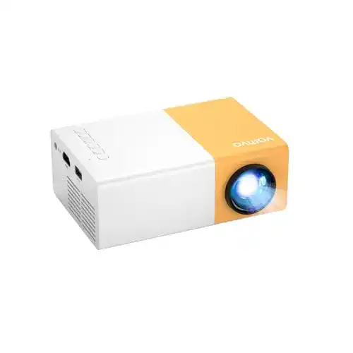 Beamer günstig Vamvo Mini Beamer, YG300 Pro-Mini-Projektor
