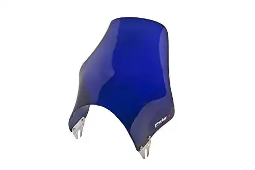Motorrad-Windschild Puig 0869A Windschutzscheibe Naked, blau