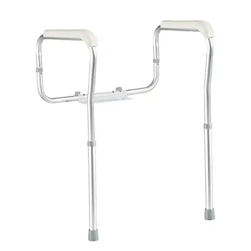 WC-Aufstehhilfe, Stützhilfe Aufrichthilfe höhenverstellbar 66-76 cm