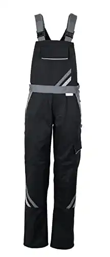 Arbeitslatzhose Planam Highline Damen Latzhose schwarz
