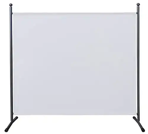 Stellwand QUICK STAR Paravent 180 x 178 cm Stoff Raumteiler