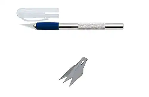 Bastelmesser Wedo 78621 Skalpell und Ersatzklingen silber