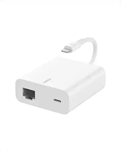 Apple-Lightning-Adapter Belkin Ethernet- und Stromadapter