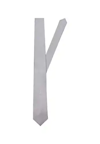 Krawatte Seidensticker Herren 171090, Gr. one size, Grau 31 uni