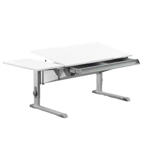 Moll-Schreibtisch Moll Sprinter mit Schublade und Side Top