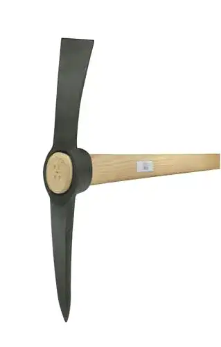 Kreuzhacke IDEAL 38013001 3,0Kg mit Buchenstiel, Schwarz/beige