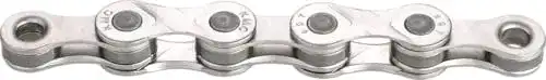 Fahrradkette 9-fach KMC Unisex-Adult Fahrradkette e9 Silver