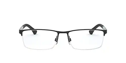 Brillen Ray-Ban Herren 3094 gestelle, Schwarz (Black Rubber), 55