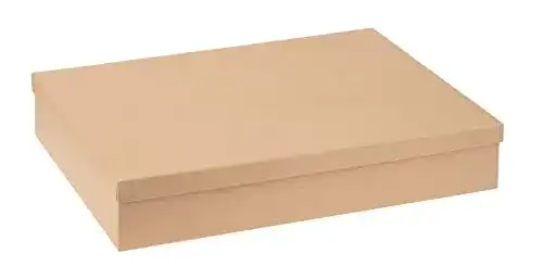Karton mit Deckel Glorex Pappbox rechteckig passend für DIN A4