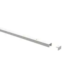 Gardinenschiene INTERDECO vorgebohrt Weiß 1-läufig