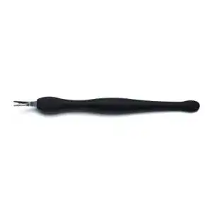 Nagelhautmesser Pfeilring, 11cm, schwarz, softtouch