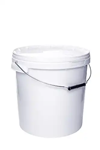 Eimer BenBow 4 x 20 liter mit Deckel, Verkehrsweiß