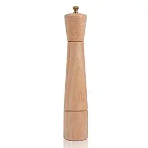 Pfeffermühle groß DeroTeno, aus Edelstahl, Gummiholz, 32 cm