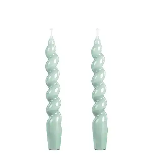 Gedrehte Kerzen Kemladio Stabkerzen, spiralförmig, Höhe 19,1 cm