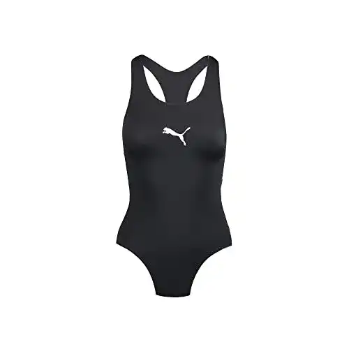 Badeanzug Damen PUMA Damen Swimsuit, Black, S