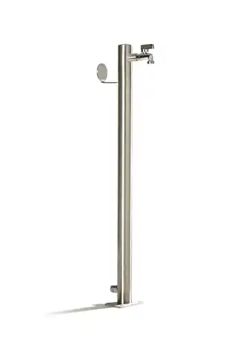 Wasserzapfsäule SchneckMetall Wasserzapfstelle Edelstahl