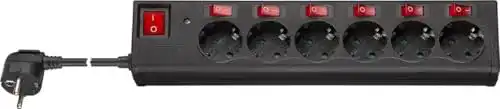 Die beste Steckdosenleiste (einzeln schaltbar) goobay 72567 6x, 1,5m Kabel 2026 Test Bestseller Steckdosenleiste (einzeln schaltbar) goobay 72567 6x, 1,5m Kabel