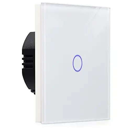 Touch-Lichtschalter Navaris, Glas Panel und Status-LED