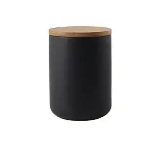 Schwarze Dose AYES Ceramic Food Storage Jar with airtight