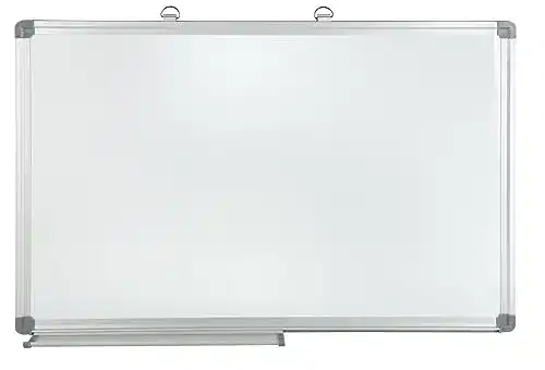 Whiteboard Idena 568019 mit Aluminiumrahmen und Stiftablage