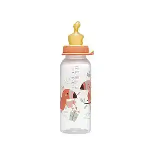 Babyflaschen nip Standardflasche PP mit Trinksauger, 250 ml, Girl