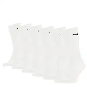 Tennissocken PUMA Unisex Sportsocken Cush Crew 6er Pack