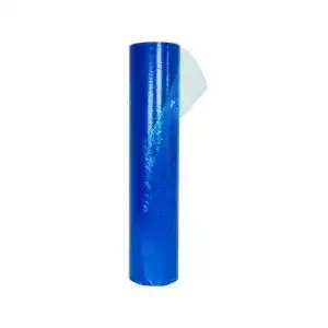 Glasschutzfolie SILISTO 1 Rolle, selbstklebend, transparent, blau