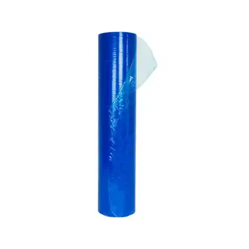 Glasschutzfolie SILISTO 1 Rolle, selbstklebend, transparent, blau