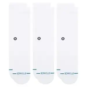 Stance-Socken Stance Icon Herren Socken 3er-Pack, White, L