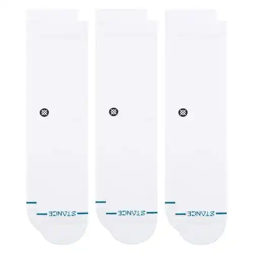 Stance-Socken Stance Icon Herren Socken 3er-Pack, White, L