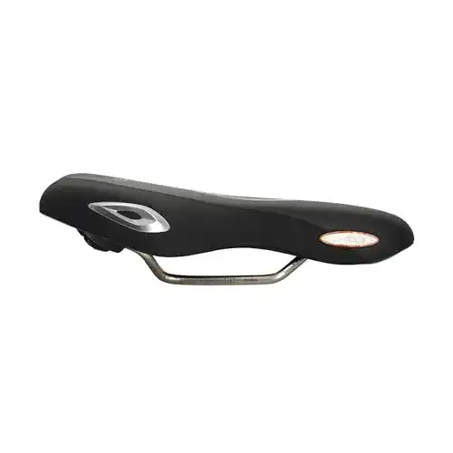 Selle-Sattel Selle Royal Look in Athletic Fahrradsattel, schwarz