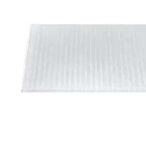Stegplatten PC Polycarbonat Hohlkammerplatten weiß-opal 16 mm