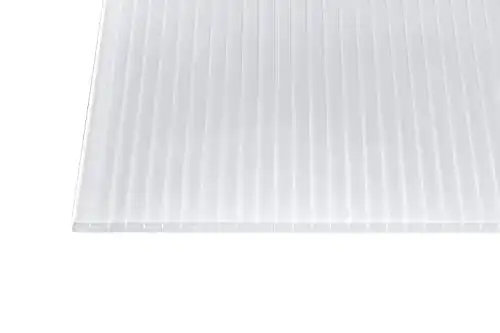 Stegplatten PC Polycarbonat Hohlkammerplatten weiß-opal 16 mm