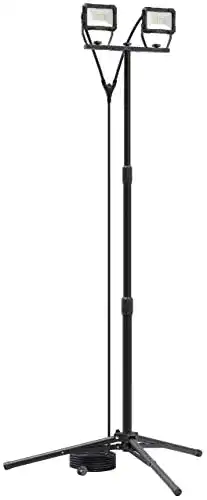 Baustrahler mit Stativ Northpoint LED Blackline, 156cm Stativ