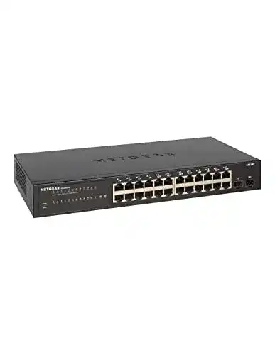 24-Port-Switch Netgear GS324T Managed Switch 24 Port Gigabit