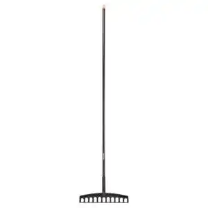 Harke Fiskars Universal-Gartenrechen mit 12 gebogenen Zinken