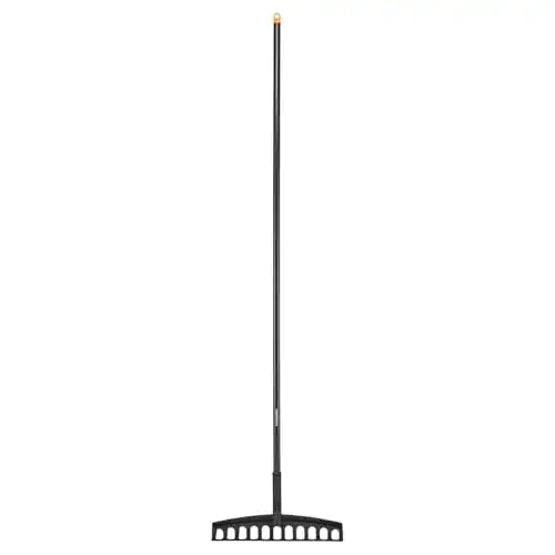 Harke Fiskars Universal-Gartenrechen mit 12 gebogenen Zinken