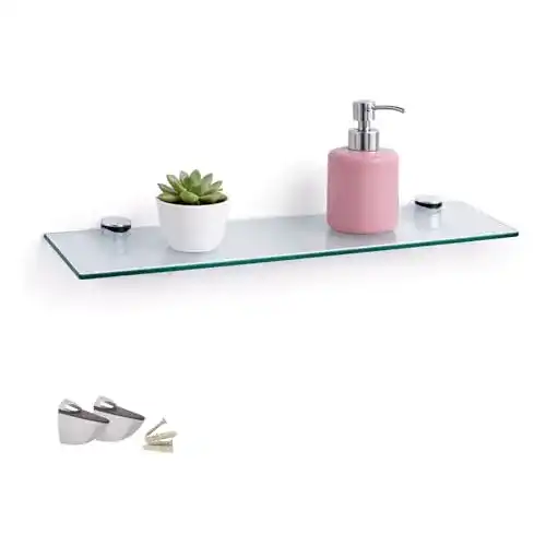 Glasregal Euro Tische Glas Wandregal Klarglas, Glasregal
